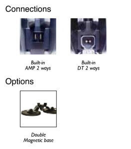 ABL 500 LED Blue - connections-options