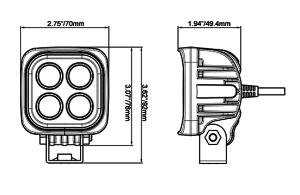 Vision X Dura Mini Compact Worklight