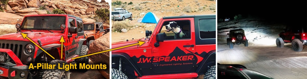 Jeep Wrangler JK headlights 