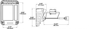 Speaker 279 J Series LED Tail Lights for Jeep - 2 Light Kit line drawing