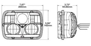 J.W. Speaker 8910 Evolution 2 LED Heated Headlights