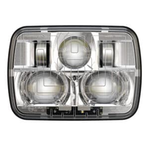 J.W. Speaker 8910 Evolution 2 LED Heated Headlights with Chrome Bezel