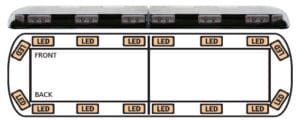 ECCO 12+ Series Vantage LED Lightbar - Model 12-20001-E