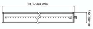 Vision X 2-Foot Linear LED with Philips Bodine Backup Battery