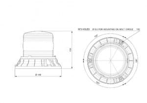 Vignal FRESNEL LED Beacon