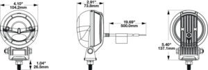 J.W. Speaker Model 777 LED Forklift Warning & ARC Safety Light