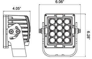 Vision X MXL Heavy Duty Ripper 12 LED line drawing