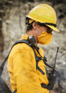 True North Gear Wildland Face Mask Yellow