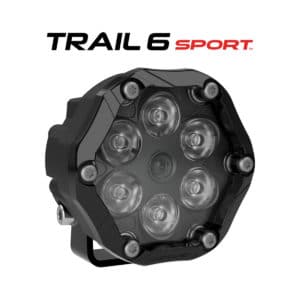 J.W. Speaker Model Trail 6 Round LED Off Road Lights - Sport