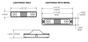 ED3777 Series Directional Light line drawing