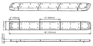 ECCO 11 Series RefleXL Narrow LED Lightbar