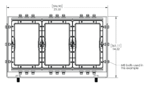 Vision X LUC90 AC 420W Heavy-duty Dragline/Shovel Light line drawing