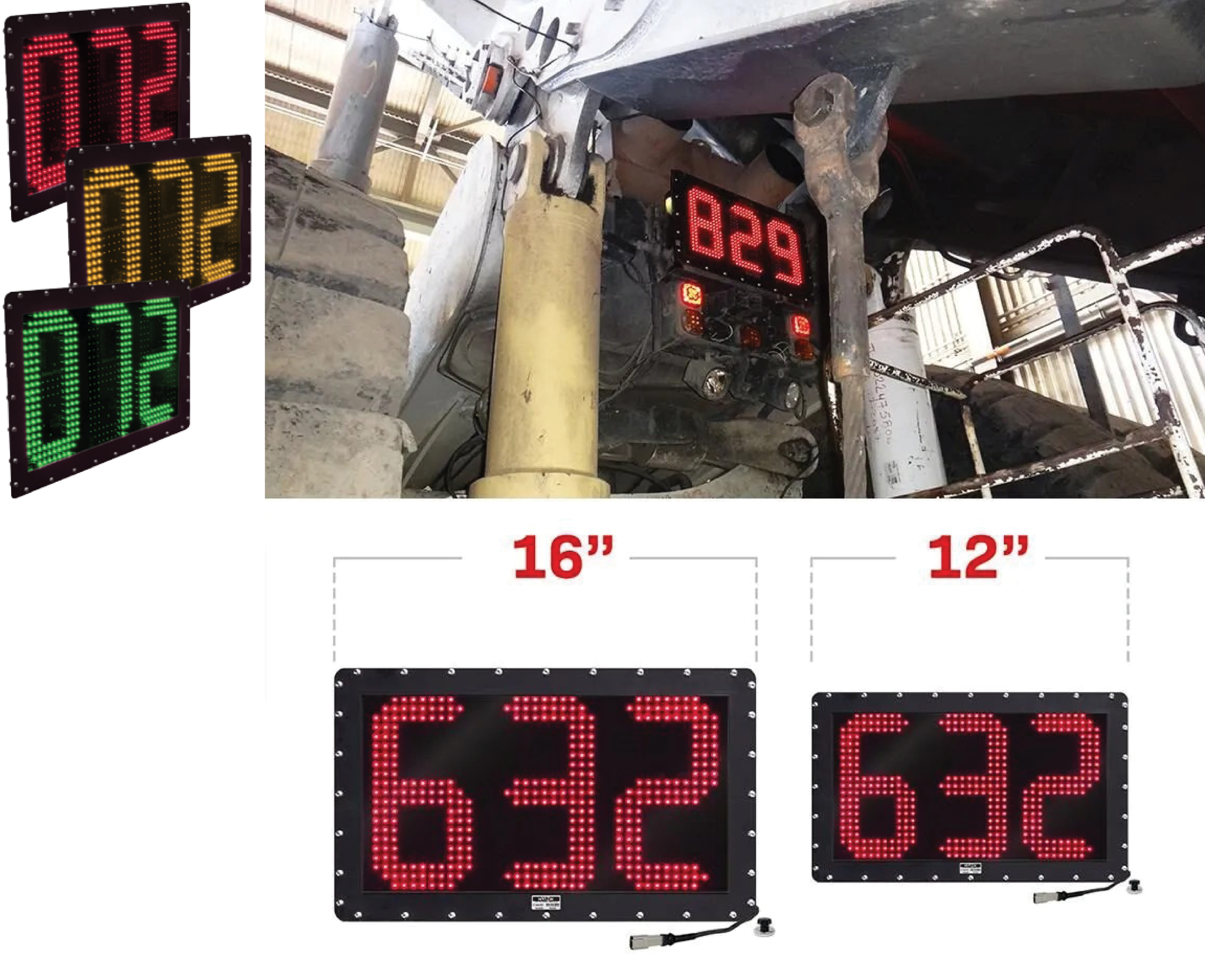 Serie programable LED NVIZN™ de 16" de Driver Industrial Safety