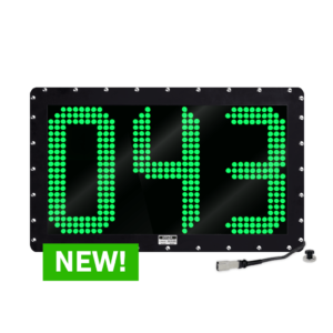 NVIZN™ Pantalla de identificación de vehículo programable verde numérica de 3 dígitos y 16'' (VID-3N16-G)