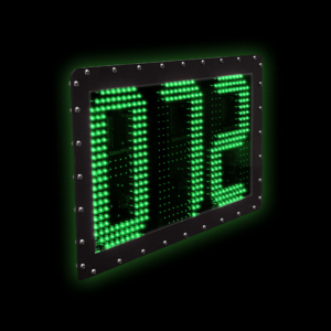 NVIZN™ Pantalla de identificación de vehículo programable verde numérica de 3 dígitos y 16'' (VID-3N16-G)