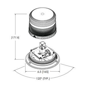 Preco LED4200 line drawing (LED4200_)