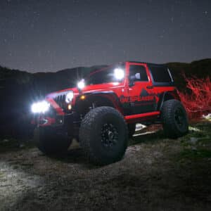 J.W. Speaker Model 526 LED Dual White Work Light on road application