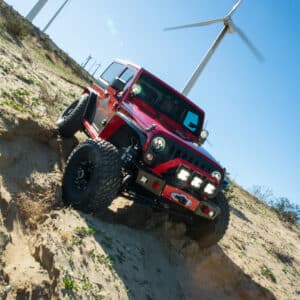 J.W. Speaker Model 526 LED Dual White Work Light on road application